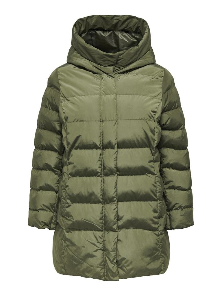 ONLY CARMAKOMA CARLINA PUFFER COAT CC OTW Dames Gequilte jas - Winter Moss