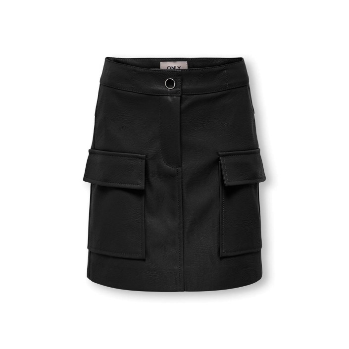 Only KOGVERA FAUX LEATHER SKIRT CP OTW Black | Freewear KOGVERA FAUX LEATHER SKIRT CP OTW - www.freewear.nl - Freewear
