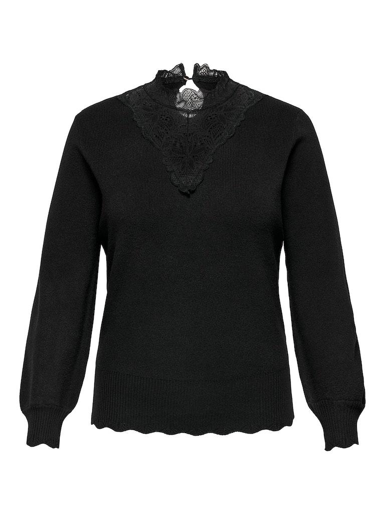 Carmakoma (Maatje Meer) Carrebecca Ls Mix Highneck Cc Knt