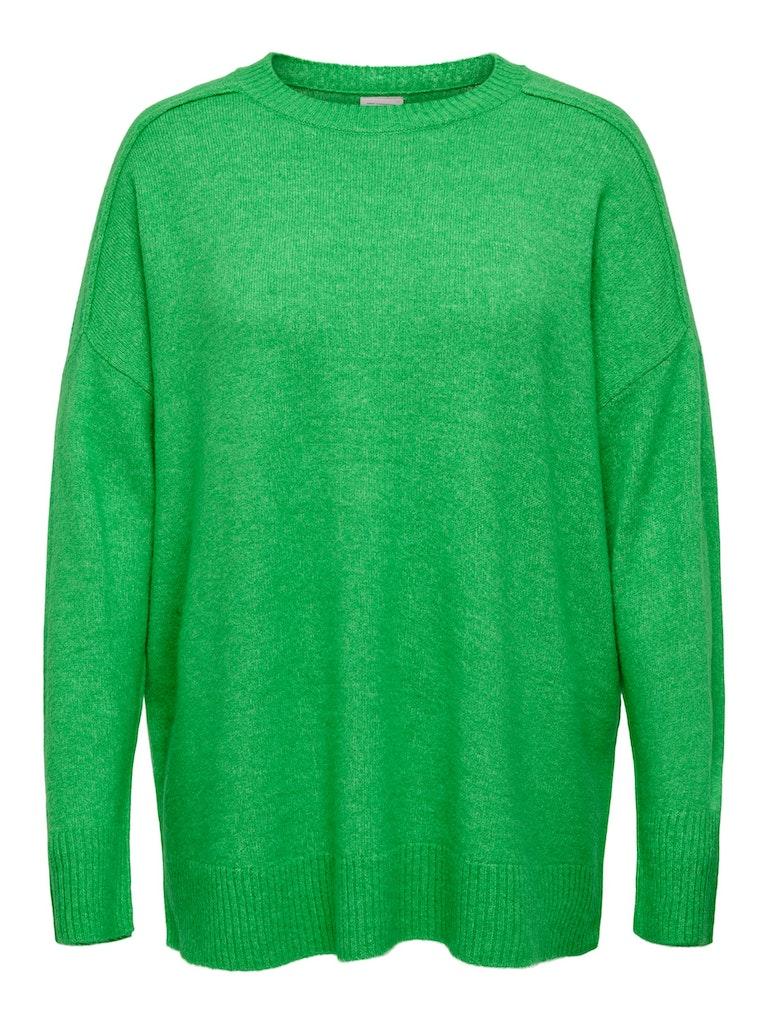 ONLY CARMAKOMA CAREMILIA LS LOOSE ONECK CC KNT Dames Trui - Maat M-46/48