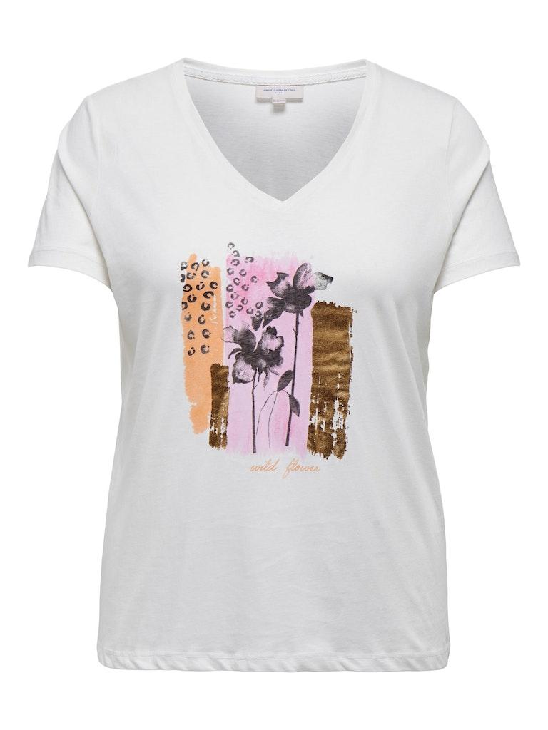 Carmakoma (Maatje Meer) Carlisa Life S/s V-neck Reg Tee Jrs