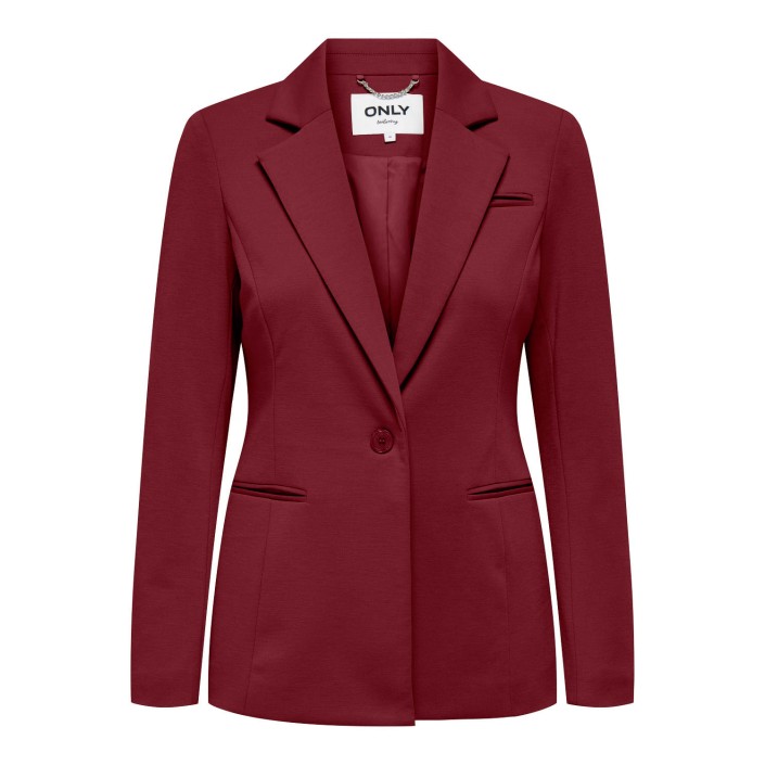 Only ONLPEACH L/S FIT BLAZER TLR NOOS Cabernet | Freewear ONLPEACH L/S FIT BLAZER TLR NOOS - www.freewear.nl - Freewear