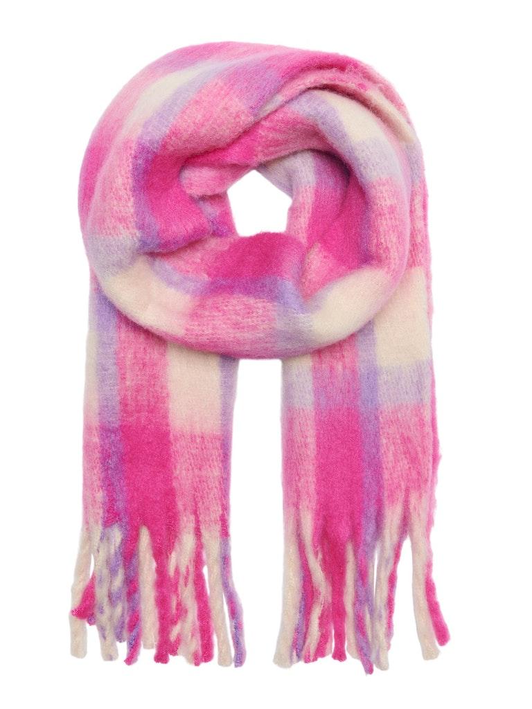 Onlmia check scarf cc - Fuchsia purple