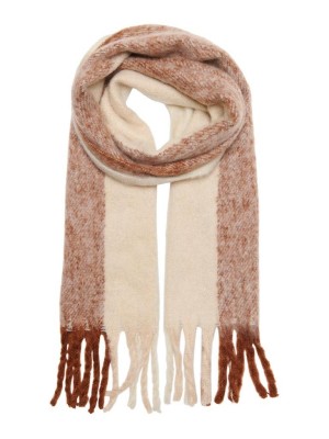 Only ONLVIENNA LIFE SCARF CC Friar Brown | Freewear ONLVIENNA LIFE SCARF CC - www.freewear.nl - Freewear