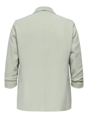 Carmakoma CARELLY 3/4 LIFE BLAZER TLR NOOS White Pepper/Melange | Freewear CARELLY 3/4 LIFE BLAZER TLR NOOS - www.freewear.nl - Freewear