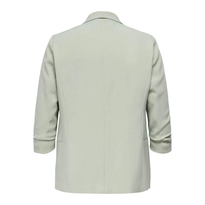 Carmakoma CARELLY 3/4 LIFE BLAZER TLR NOOS White Pepper/Melange | Freewear CARELLY 3/4 LIFE BLAZER TLR NOOS - www.freewear.nl - Freewear