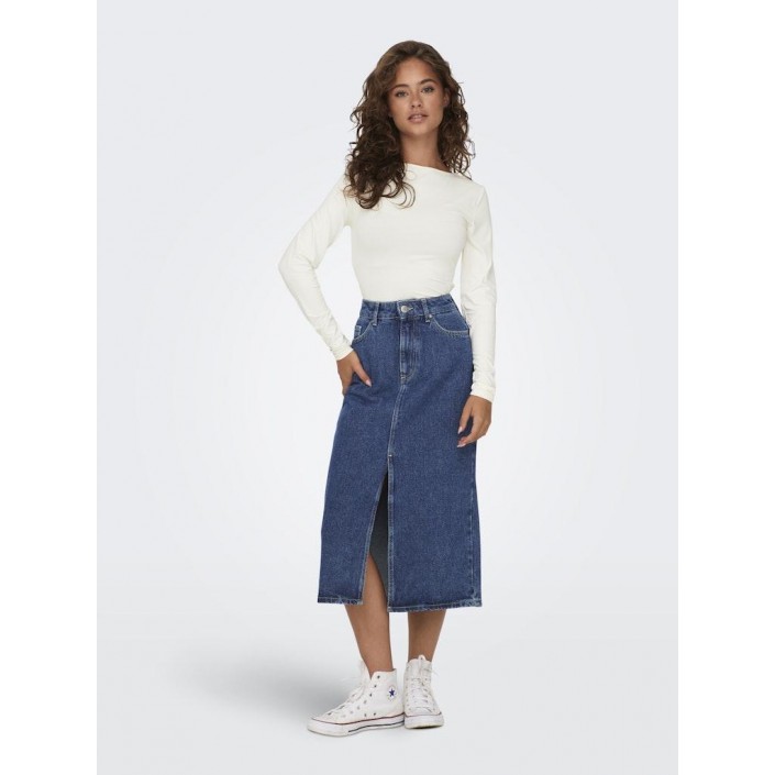 Only ONLEA L/S 2-WAY DEEP NECK TOP JRS N: Cloud Dancer | Freewear ONLEA L/S 2-WAY DEEP NECK TOP JRS N: - www.freewear.nl - Freewear