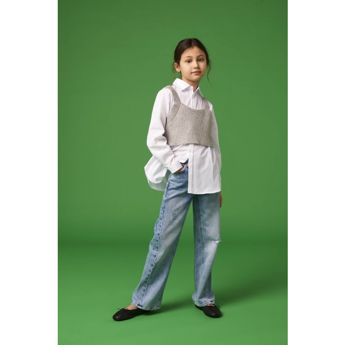 Only KOGASTA BARREL WIDE LEG DNM Light Medium Blue Denim | Freewear KOGASTA BARREL WIDE LEG DNM - www.freewear.nl - Freewear