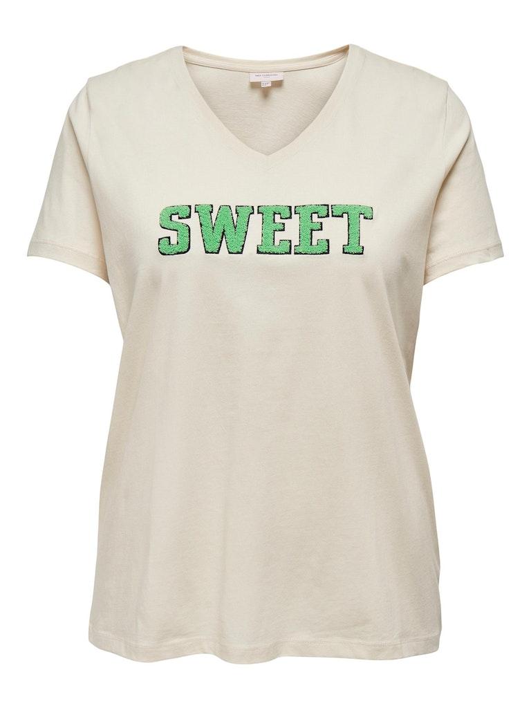 Carmakoma (Maatje Meer) Carmannia Fica Ss V-neck Tee Jrs