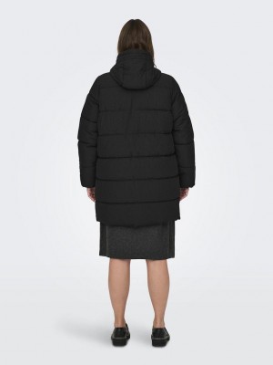 Carmakoma CARNEWDOLLY LONG PUFFER COAT OTW NO: Black | Freewear CARNEWDOLLY LONG PUFFER COAT OTW NO: - www.freewear.nl - Freewear