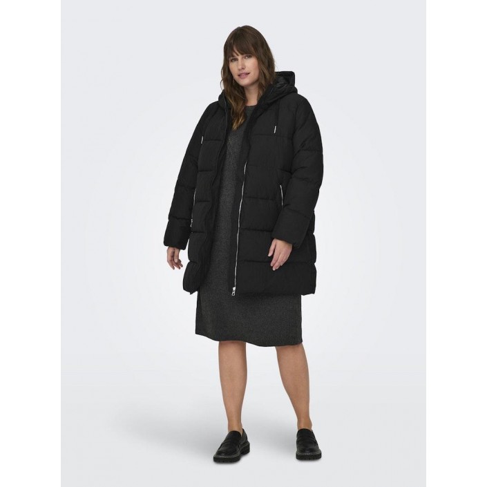Carmakoma CARNEWDOLLY LONG PUFFER COAT OTW NO: Black | Freewear CARNEWDOLLY LONG PUFFER COAT OTW NO: - www.freewear.nl - Freewear