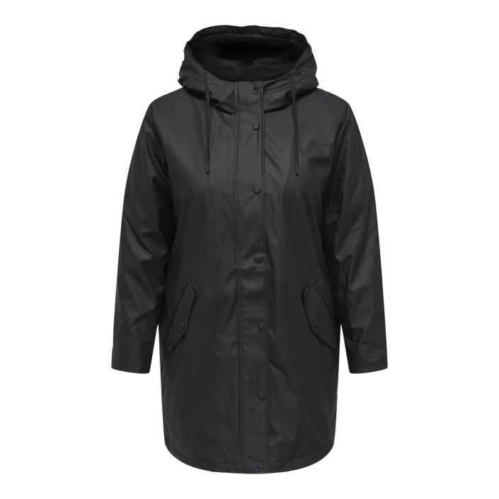 Carmakoma CARNEWSALLY RAINCOAT  OTW Black/BLACK TEDDY | Freewear CARNEWSALLY RAINCOAT  OTW - www.freewear.nl - Freewear