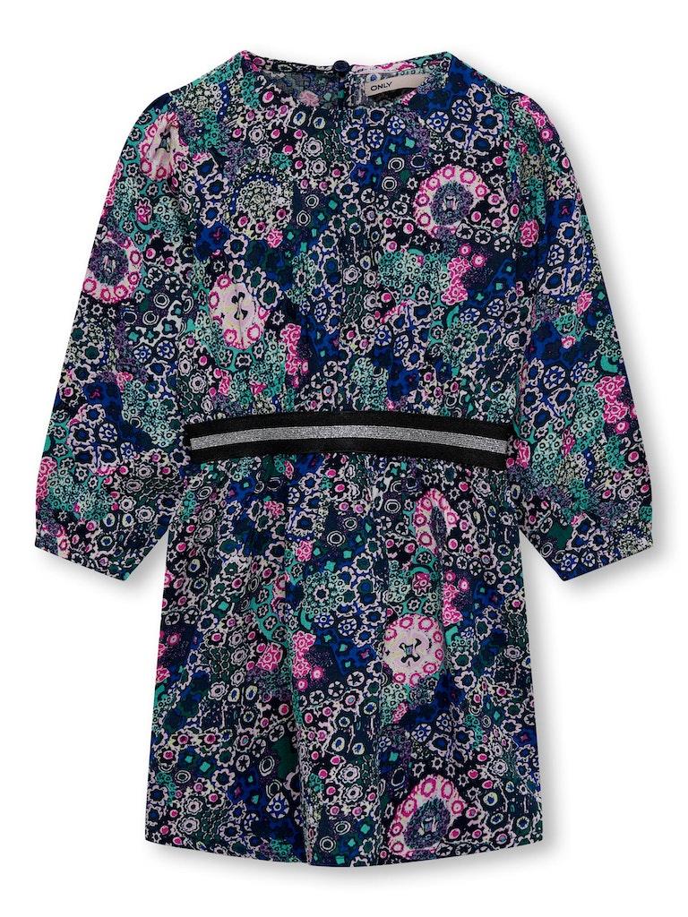ONLY KMGGITTA-SOPH L/S DRESS PTM Meisjes Jurk - Maat 98