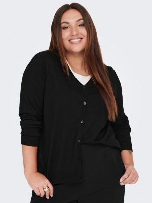 Carmakoma CARNEW LADY LS CARDIGAN KNT Black | Freewear CARNEW LADY LS CARDIGAN KNT - www.freewear.nl - Freewear