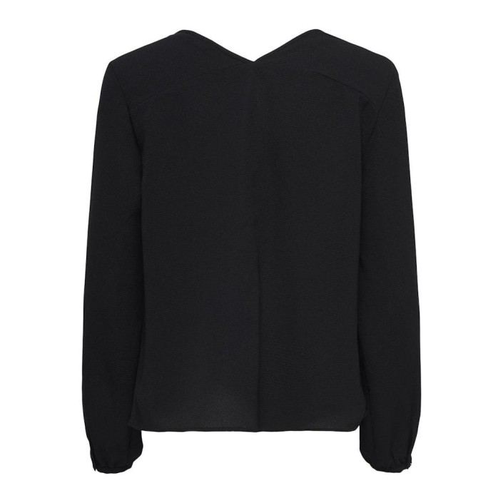 Only ONLNOVA LIFE VIS L/S MALLORY TOP SO: Black | Freewear ONLNOVA LIFE VIS L/S MALLORY TOP SO: - www.freewear.nl - Freewear