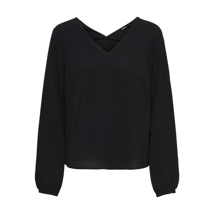 Only ONLNOVA LIFE VIS L/S MALLORY TOP SO: Black | Freewear ONLNOVA LIFE VIS L/S MALLORY TOP SO: - www.freewear.nl - Freewear