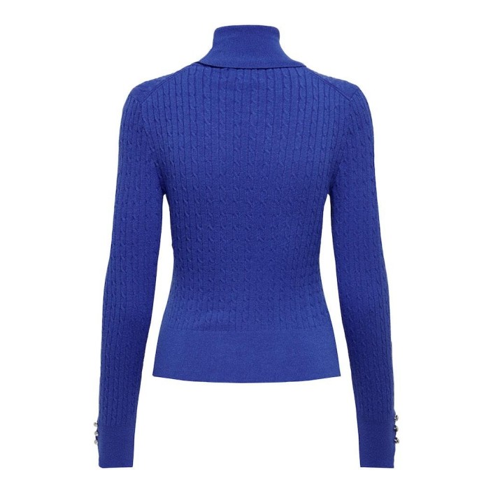 Only ONLLORELAI LS CABLE ROLLNECK KNT Bluing | Freewear ONLLORELAI LS CABLE ROLLNECK KNT - www.freewear.nl - Freewear