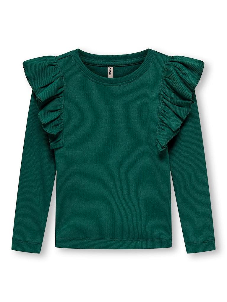 ONLY KMGNADIA L/S FRILL TOP BOX JRS Meisjes Top - Maat 104