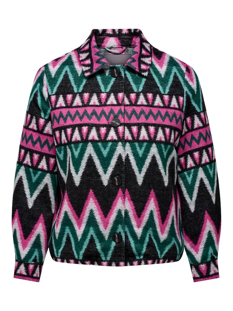 Only Carmakoma Carpil Aztec Jacket Meerkleurig maat 50