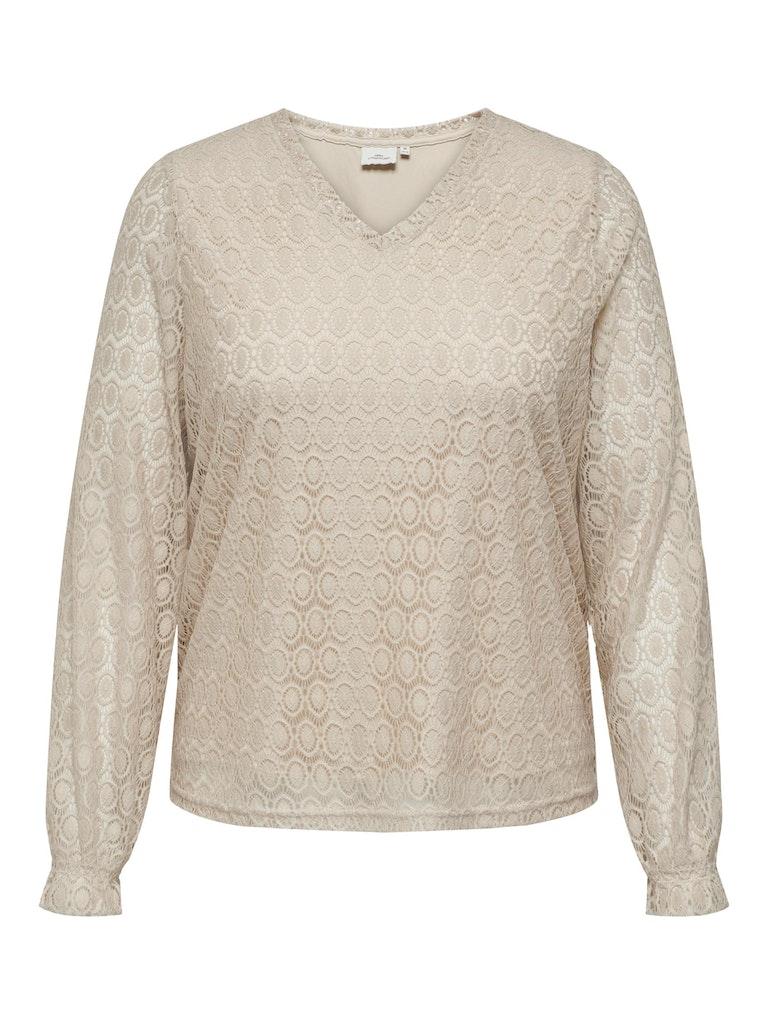 Only Carmakoma Caremila Top/Blouse Creme Maat XL 54