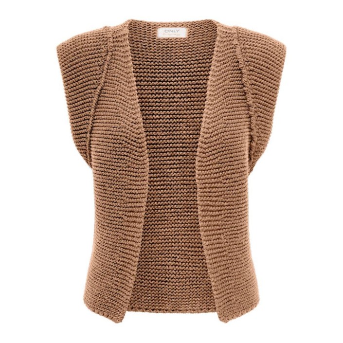 Only ONLLOUI VEST EX KNT Toasted Coconut | Freewear ONLLOUI VEST EX KNT - www.freewear.nl - Freewear