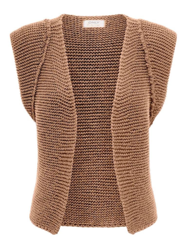 Only Vest Onlloui Vest Ex Knt 15307880 Toasted Coconut Dames Maat - XS