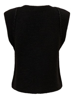 Only ONLLOUI VEST EX KNT Black | Freewear ONLLOUI VEST EX KNT - www.freewear.nl - Freewear