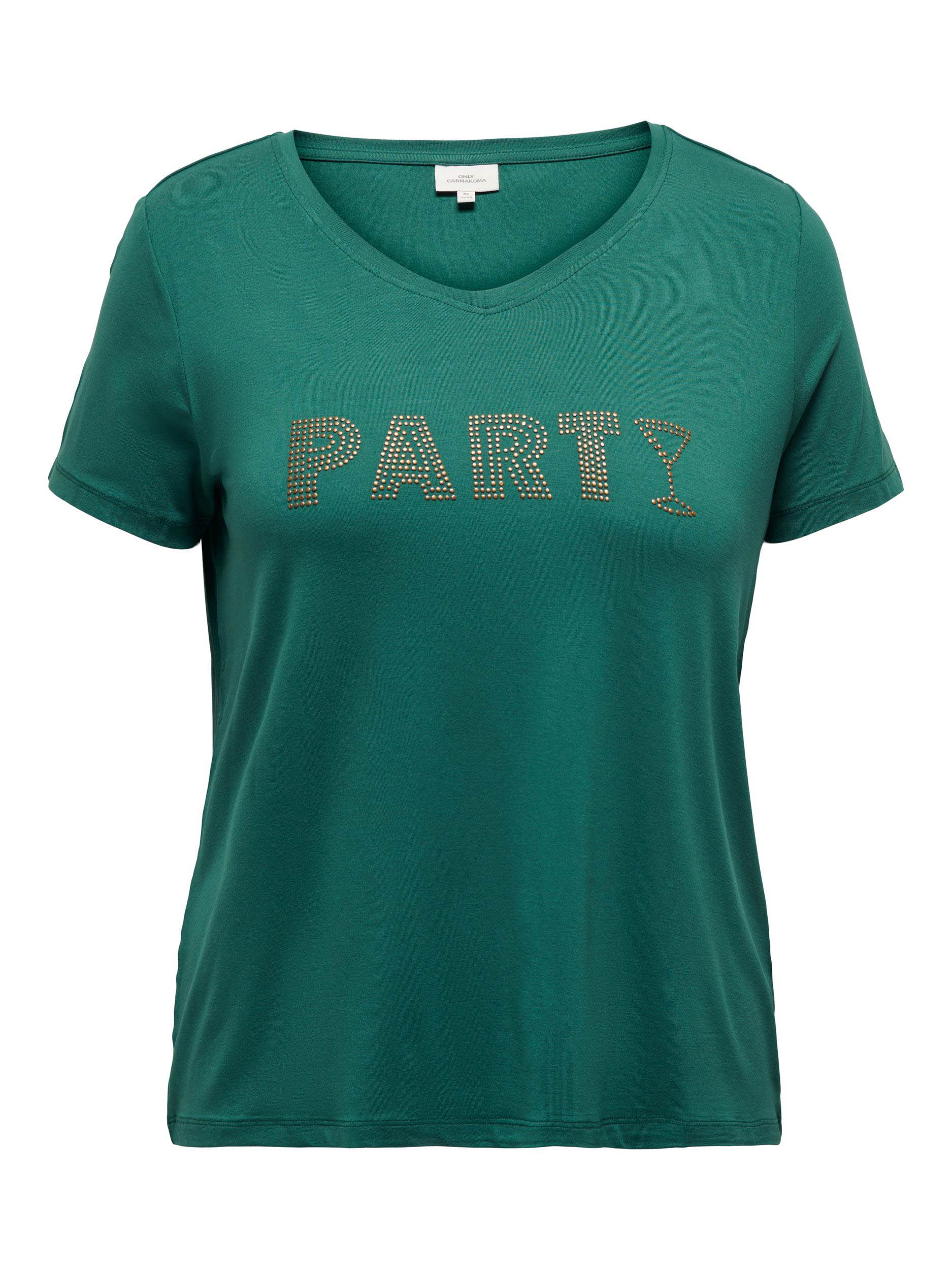 Carmakoma (Maatje Meer) Carmea Ss V-neck Reg Tee Jrs