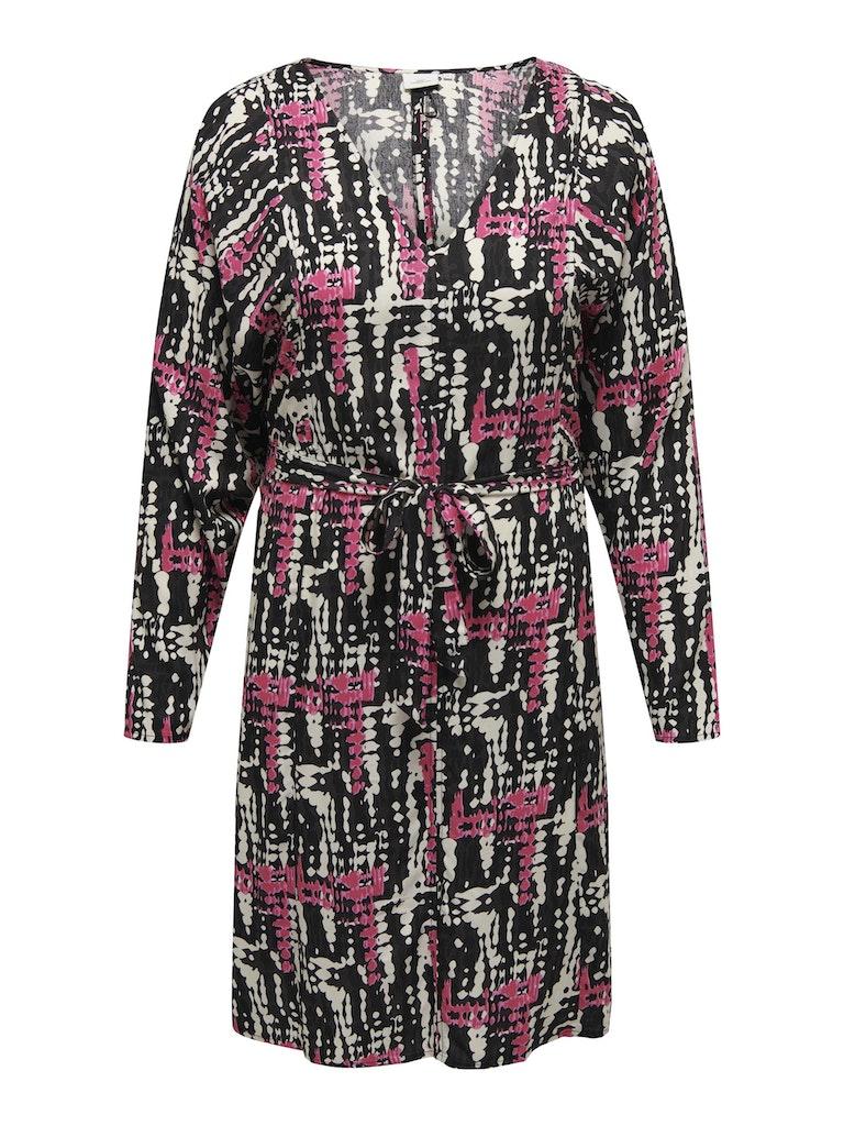 ONLY CARMAKOMA CARMARGOT JURK MEERKLEURIG MAAT 48