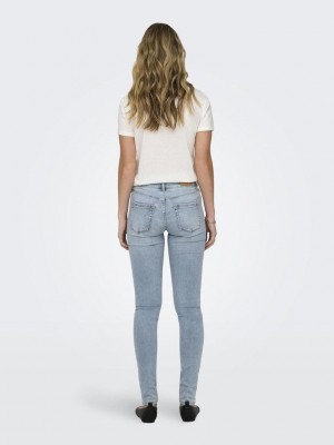 Only ONLBLUSH MID SKINNY DNM ANA698 NOOS Light Blue Denim | Freewear ONLBLUSH MID SKINNY DNM ANA698 NOOS - www.freewear.nl - Freewear