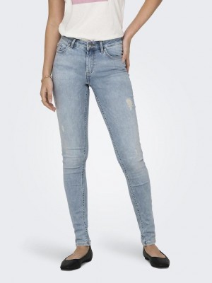 Only ONLBLUSH MID SKINNY DNM ANA698 NOOS Light Blue Denim | Freewear ONLBLUSH MID SKINNY DNM ANA698 NOOS - www.freewear.nl - Freewear