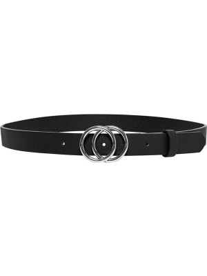 Only KOGRASMI PU GLITTER JEANS BELT ACC Black/SIlver Buckle | Freewear KOGRASMI PU GLITTER JEANS BELT ACC - www.freewear.nl - Freewear