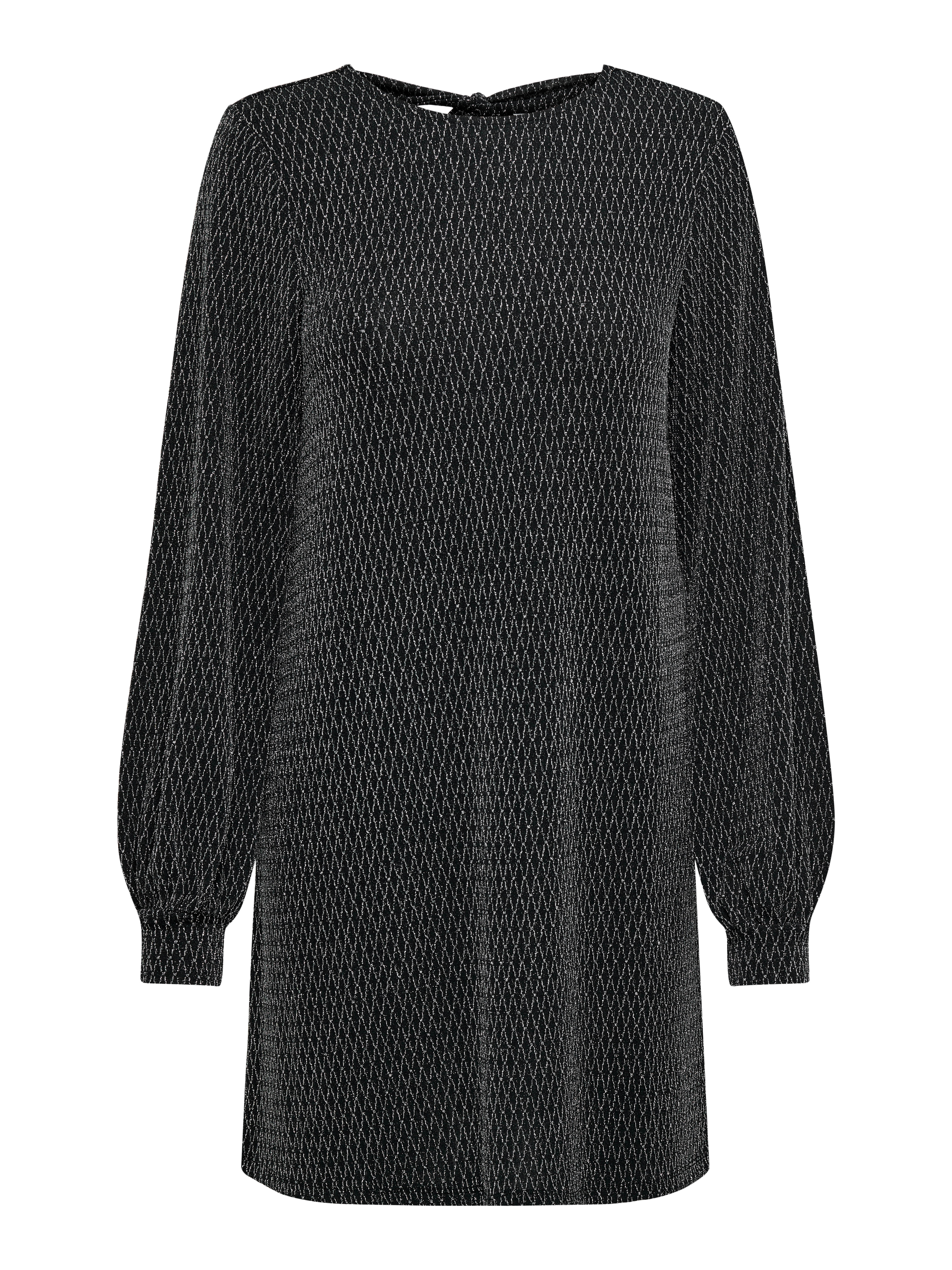 Only Onlcarol L/s Glitter Bow Dress Jrs