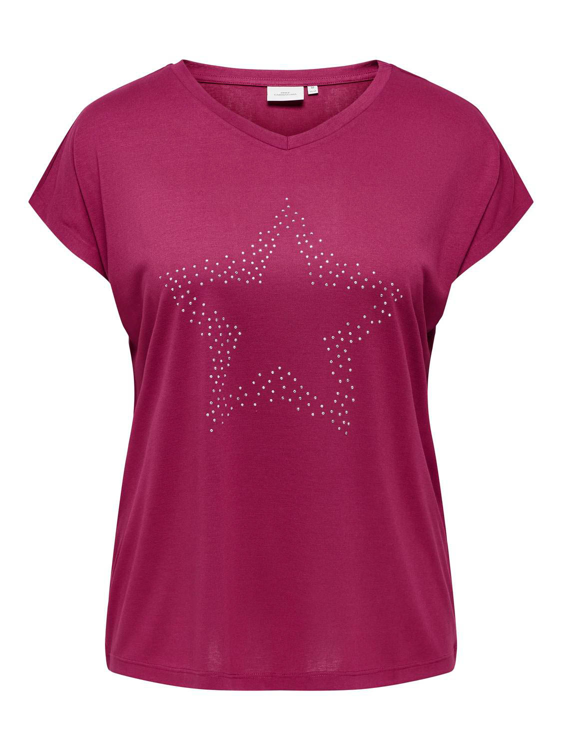 Carmakoma (Maatje Meer) Caralexia Life Ss V-neck Tee Jrs