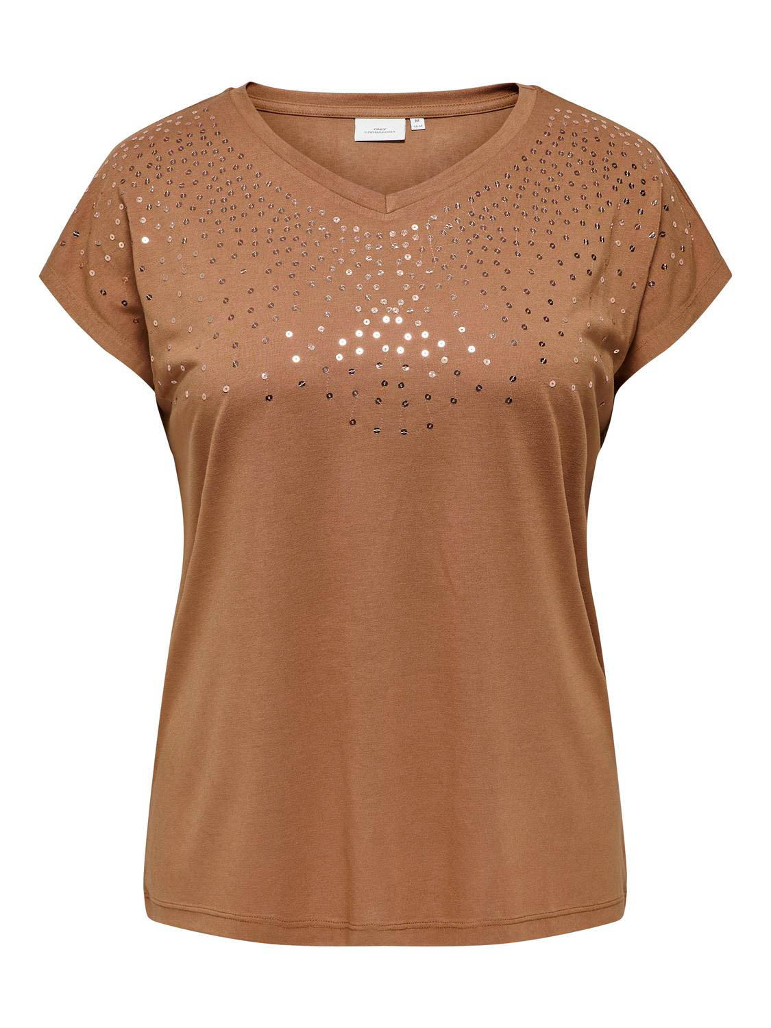 Carmakoma (Maatje Meer) Caralexia Life Ss V-neck Tee Jrs