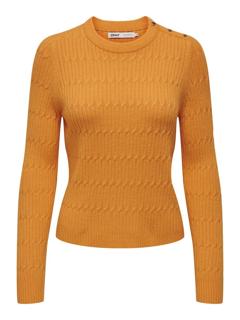 Only Onlkatia Ls Cable O-neck Cc Knt