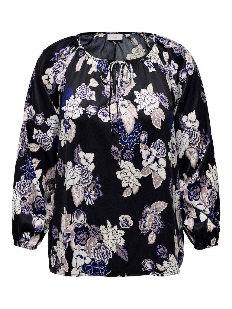 ONLY CARMAKOMA CARFRIYAY L/S BLOUSE AOP BF Dames Top - Maat 42