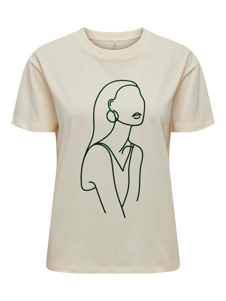 Only Onlcille S/s Lady Top Box Jrs
