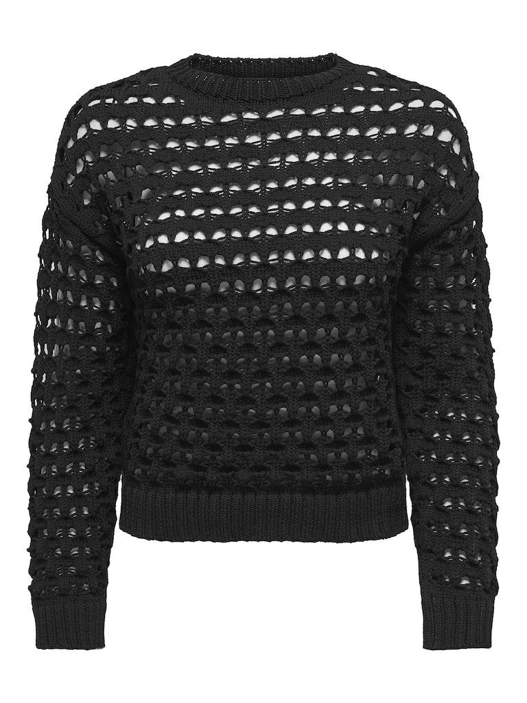 Only Trui Onllinda Ls O-neck Cc Knt 15311772 Black Dames Maat - S