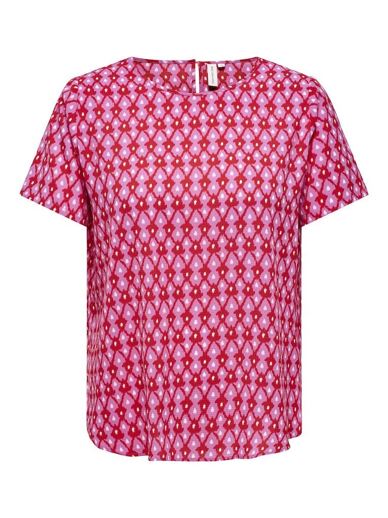 ONLY CARMAKOMA CARLUX LIFE SS TOP Dames Top - Maat 54