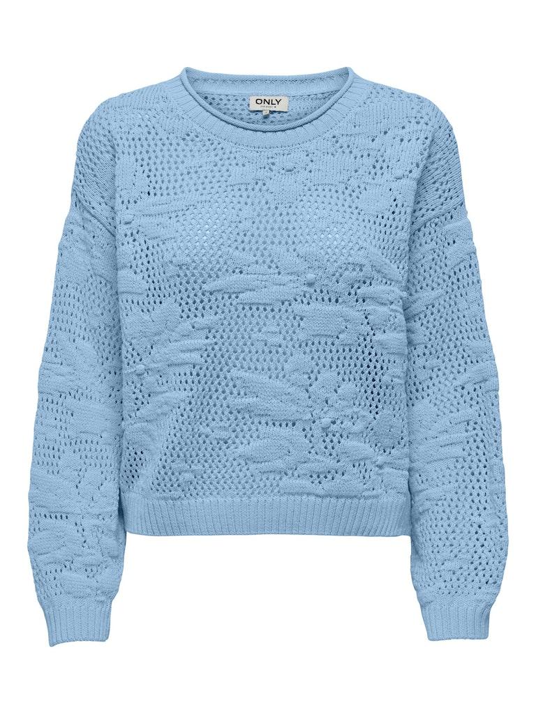ONLCILLE LIFE LS STRUCTURE O-NECK C