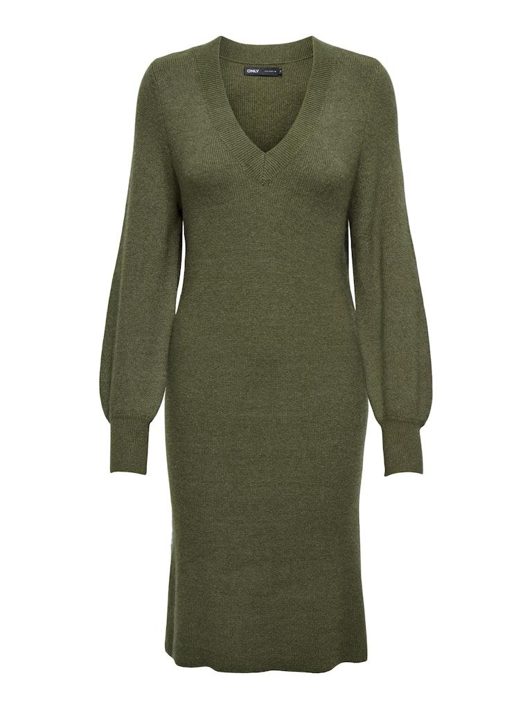 Only Onlkatia Ls V-neck Dress Knt Nca