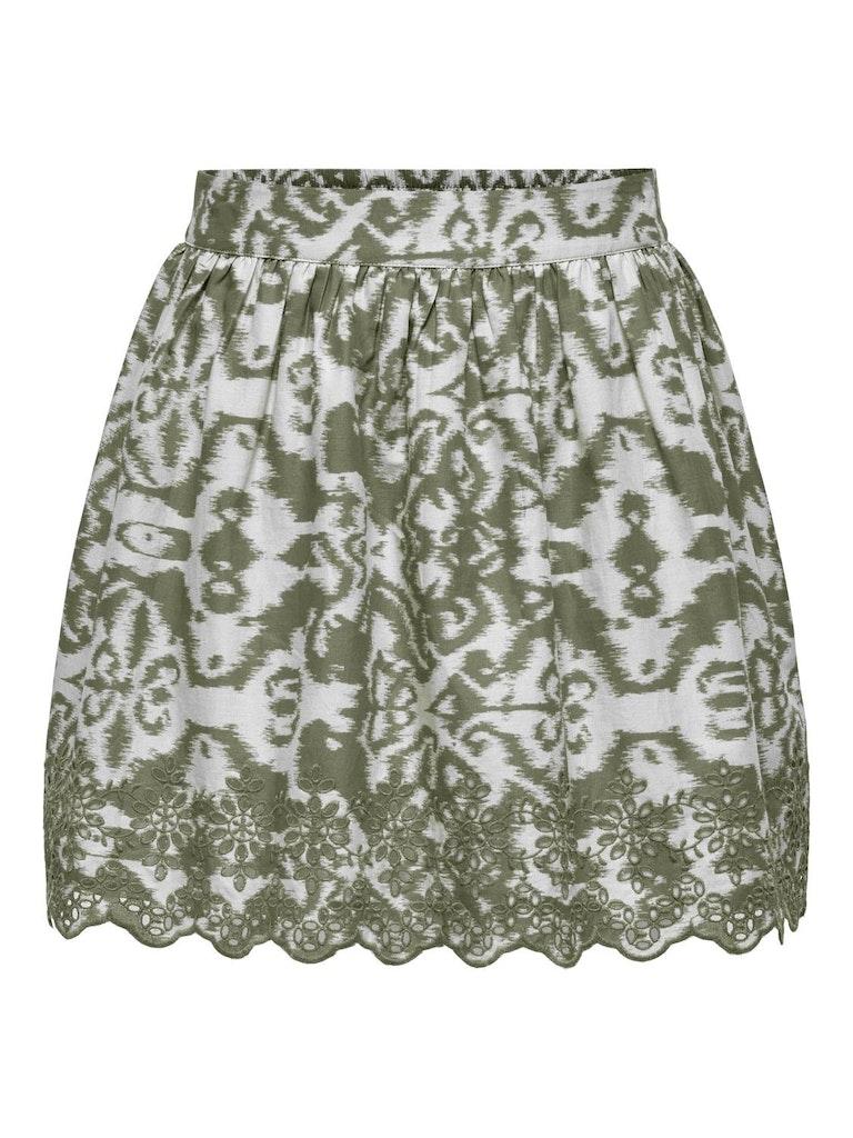 Only Onllou Life Emb Flowy Skirt Ptm