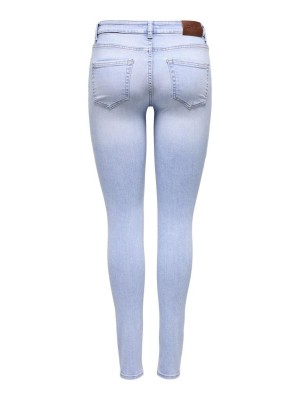 Only ONLBLUSH MID SKINNY DNM TAI006 Light Blue Denim | Freewear ONLBLUSH MID SKINNY DNM TAI006 - www.freewear.nl - Freewear