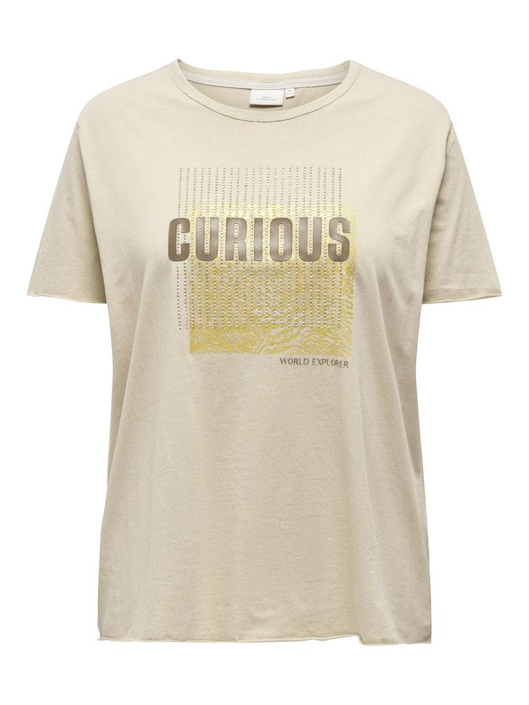 Carmakoma (Maatje Meer) Carmiko Life Curious Ss Boxy Tee Jr: