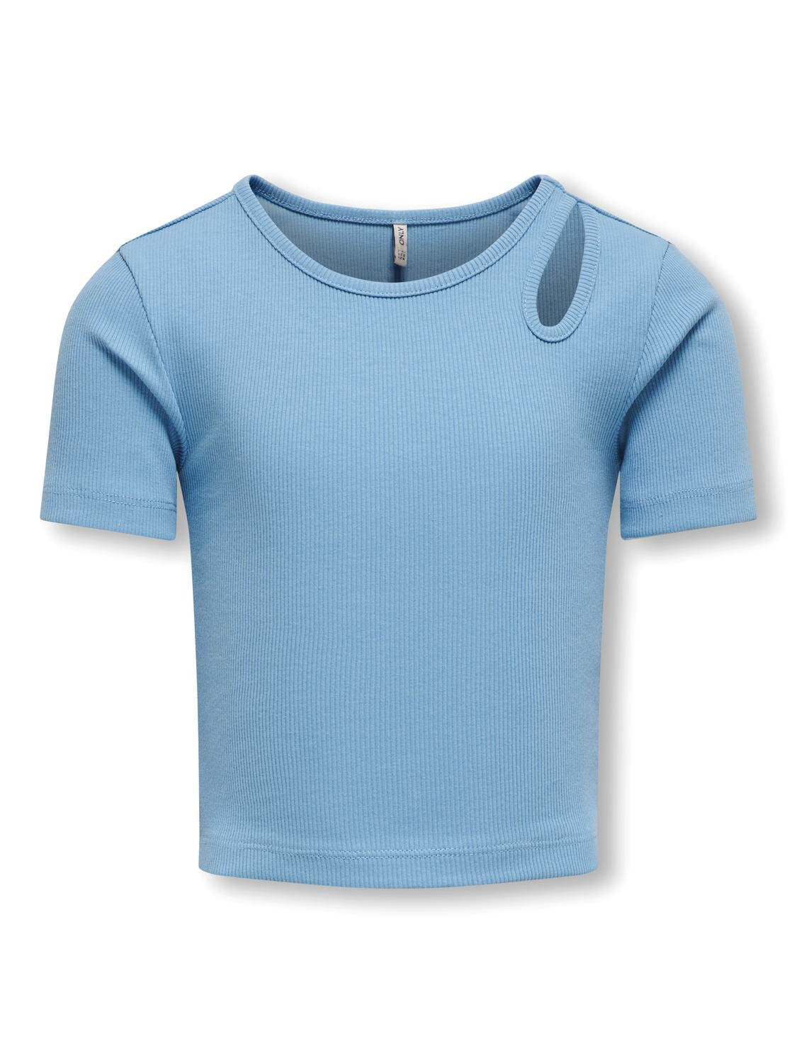 ONLY KOGNESSA S/S CUT OUT TOP BOX JRS NOOS Meisjes Top - Maat 146/152