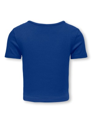 Only KOGNESSA S/S CUT OUT TOP BOX JRS NO: Mazarine Blue/SHOULDER CUT OUT | Freewear KOGNESSA S/S CUT OUT TOP BOX JRS NO: - www.freewear.nl - Freewear