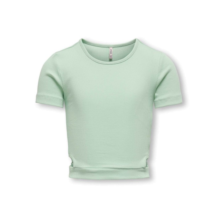 Only KOGNESSA S/S CUT OUT TOP BOX JRS NO: Birds Egg Green/SHOULDER CUT OUT | Freewear KOGNESSA S/S CUT OUT TOP BOX JRS NO: - www.freewear.nl - Freewear