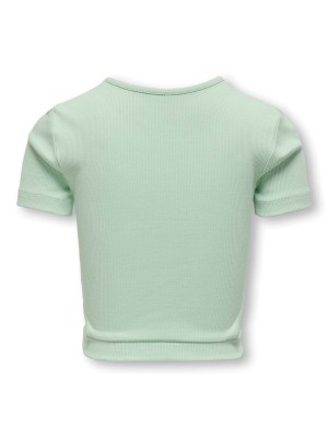 Only KOGNESSA S/S CUT OUT TOP BOX JRS NO: Birds Egg Green/SHOULDER CUT OUT | Freewear KOGNESSA S/S CUT OUT TOP BOX JRS NO: - www.freewear.nl - Freewear