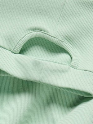 Only KOGNESSA S/S CUT OUT TOP BOX JRS NO: Birds Egg Green/SHOULDER CUT OUT | Freewear KOGNESSA S/S CUT OUT TOP BOX JRS NO: - www.freewear.nl - Freewear